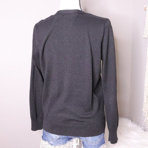 LOFT | V Neck Button Up Cardigan Medium - Picture 4 of 7